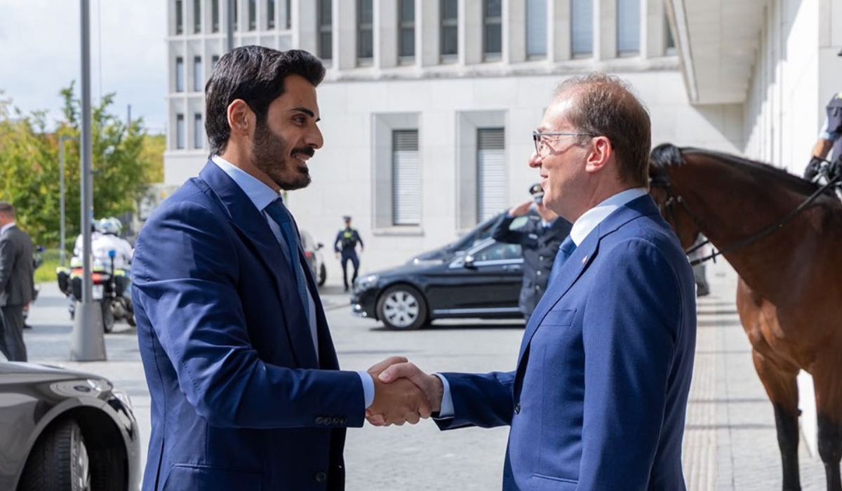 Qatar's Minister of Interior Meets German Counterpart